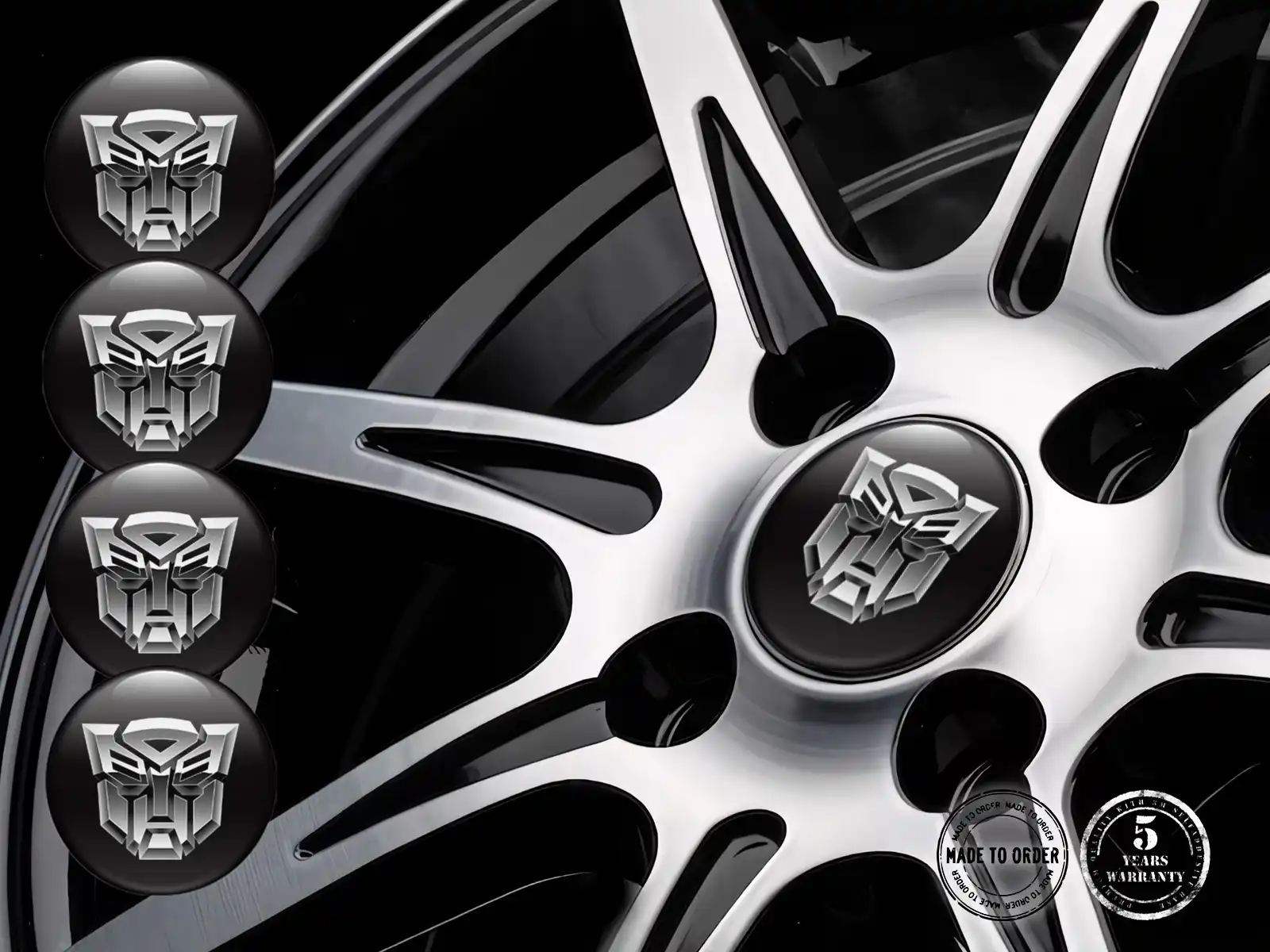 Rim Stickers Car Logo Pro Cosmic Pulse Core Wave